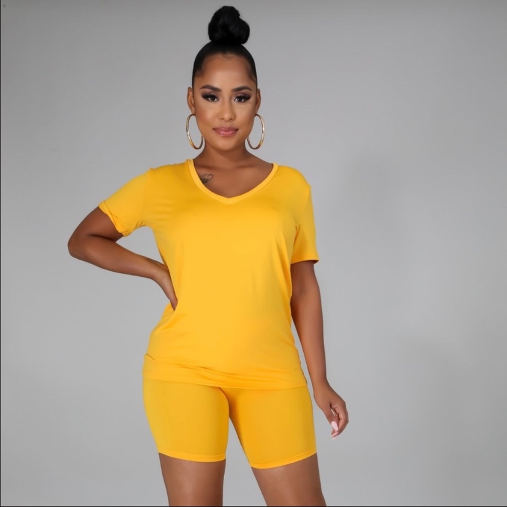 WOMEN’S V-NECK 2 PIECE CASUAL TRACKSUIT